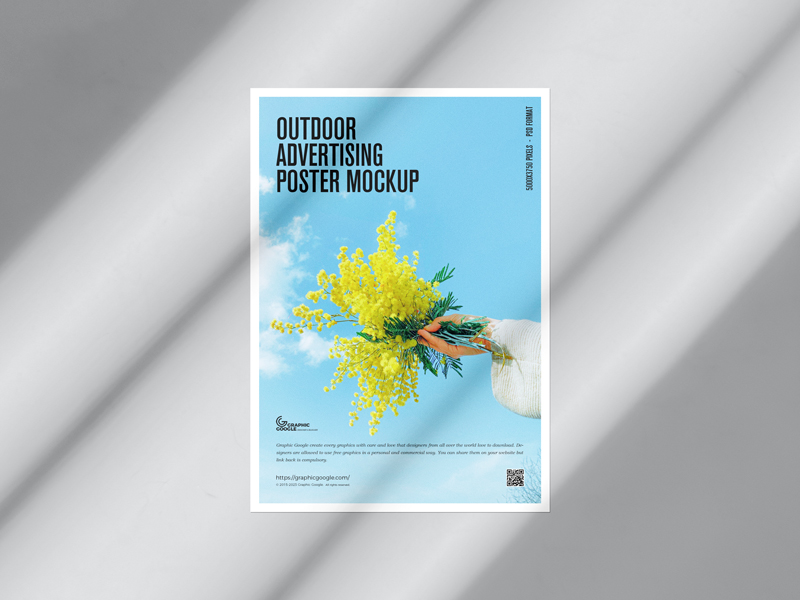Promotional poster and social media graphic design examples